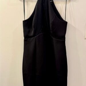 Express Black Backless Dress